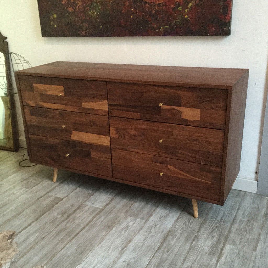 Mid Century Six Drawer Dresser - JeremiahCollection - 2