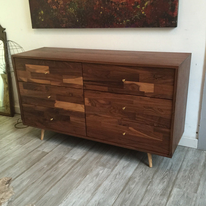 Mid Century Six Drawer Dresser - JeremiahCollection - 2
