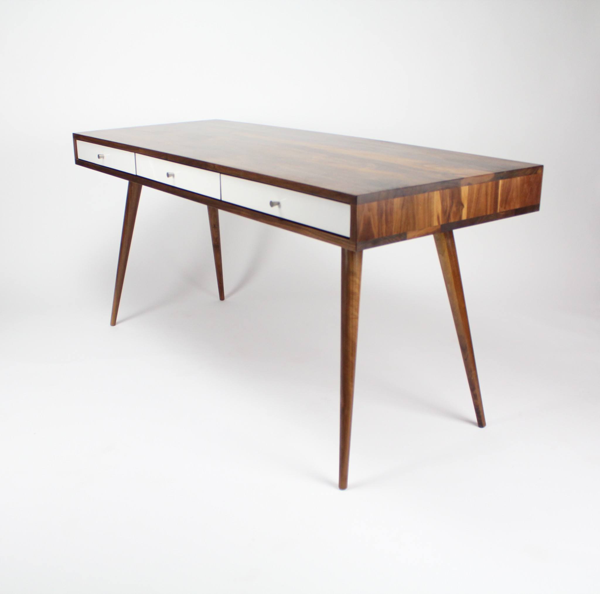 Mid Century Desk with Cord Management - JeremiahCollection - 2